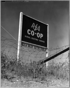 Coosa Valley, Alabama. REA sign along state highway - NARA - 522670