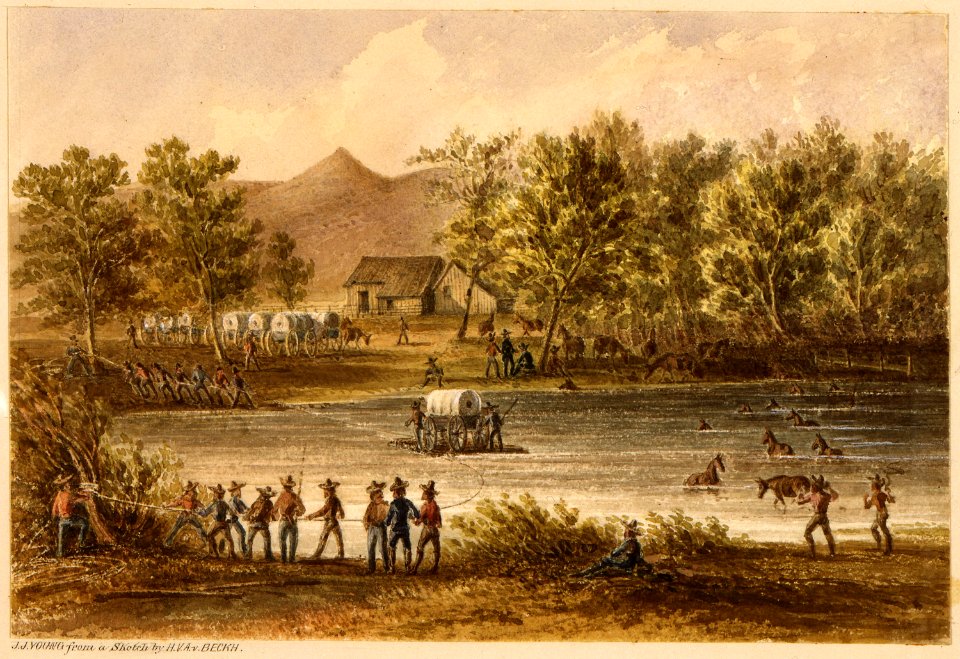 Crossing of Carson River - NARA - 305640