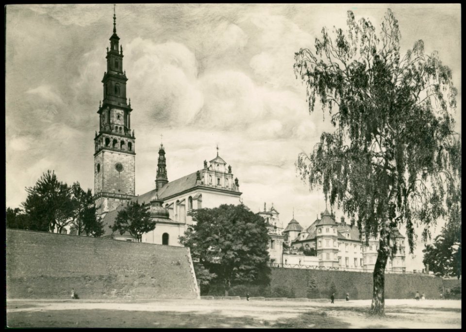 Czestochowa - kosciol i klasztor Paulinow ca 1936 (44315043)