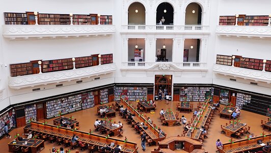 State library of victoria tables chairs