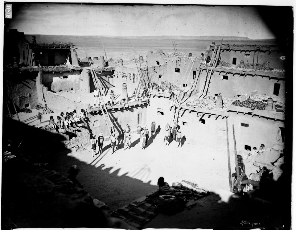 Dancers at Zuni Pueblo - NARA - 523802