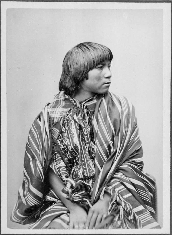 Daughter Of Gap In The Salt. Comanches - NARA - 519084