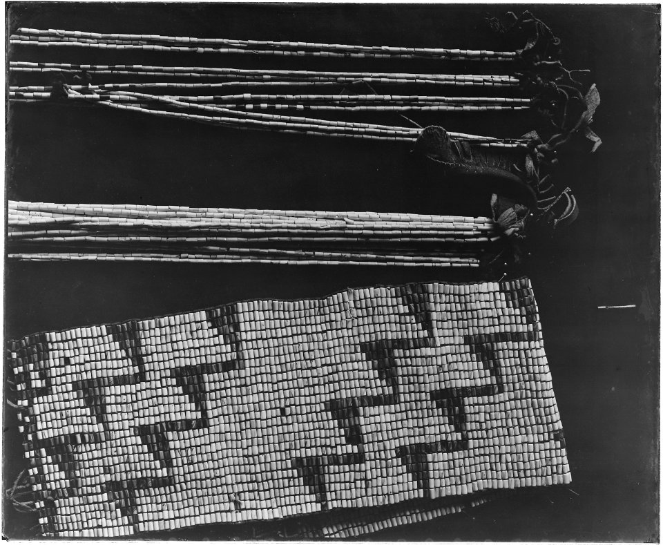 Detail of wampum belts - NARA - 523578