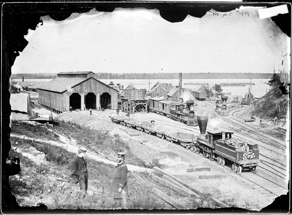 Depot, U.S. Military R.R., Va. (Engine House) - NARA - 528971