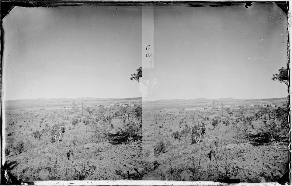 Distant view of Fort Wingate, New Mexico 1873 - NARA - 519750