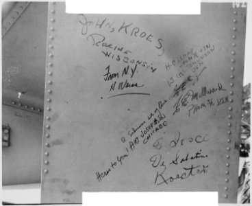Different names which have placed on FM (Fat Man) unit - NARA - 519396