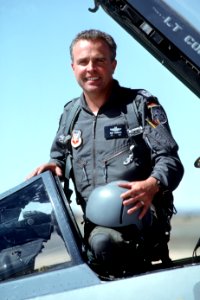 DF-ST-92-05280 Kurt Hammann, commander of the 1ST German Training Squadron 1992