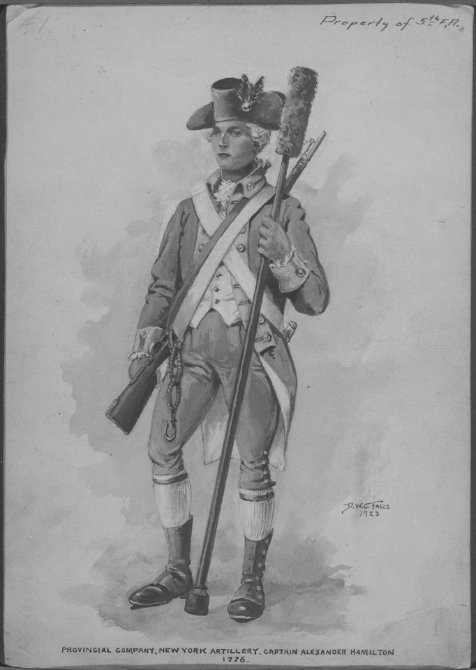 Drawing of Provincial Company of the New York Artillery, 1923 - 1923 - NARA - 542435