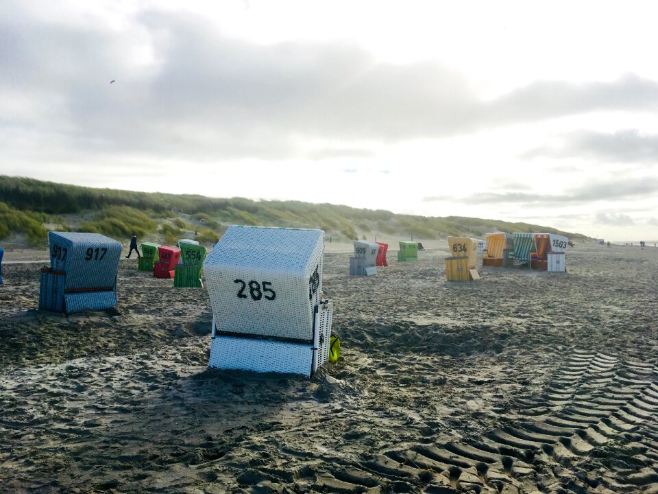 Beach colorful beach chair