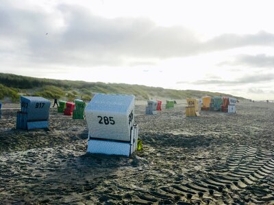 Beach colorful beach chair