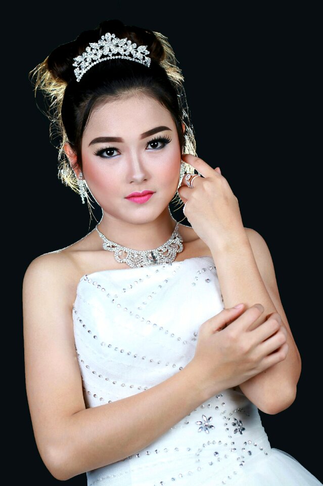 Potrait asia close up