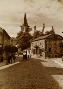 Dzialoszyce, kosciol ca 1936 (66229986) (cropped)
