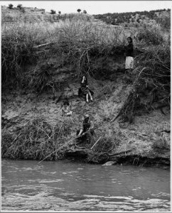 El Cerrito, San Miguel County, New Mexico. Recreation is confined to dances, trips to town, fishing . . . - NARA - 521232