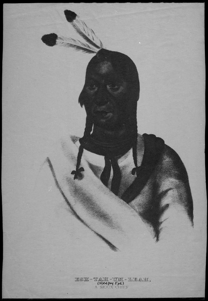 Esh-Tah-Um-Leah, (Sleepy Eye), a Sioux Chief - NARA - 533073