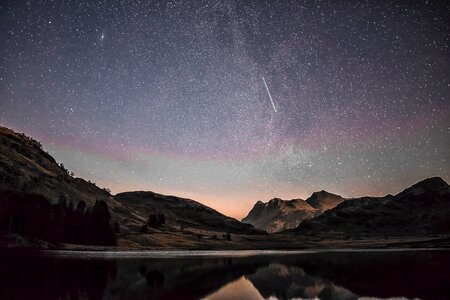 Landscape star stargazing photo