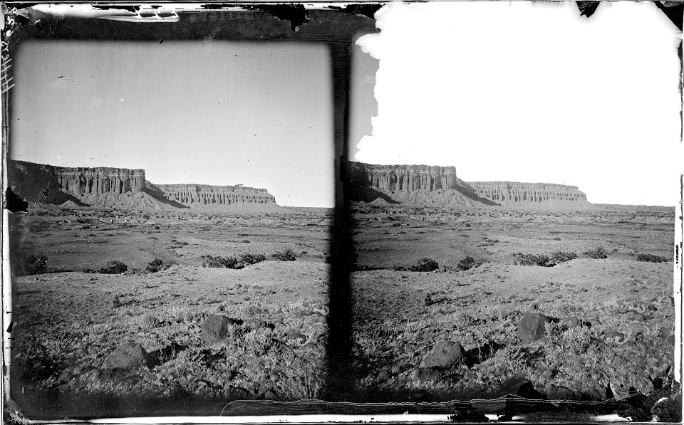 Escalante River. Shinarump Cliff. Old nos. 448, 463, 629, 1871 - 1878 - NARA - 517882