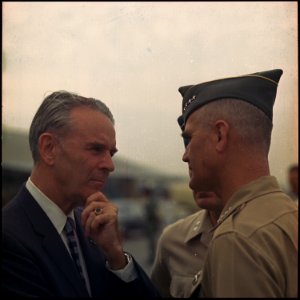 Evacuation of U.S. military and civilian dependents from Vietnam in compliance with a directive by President L.B.... - NARA - 530608