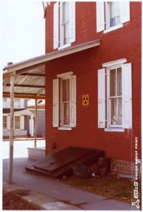 Fallout shelter sign. Goldsboro, Pennsylvania. - NARA - 540024