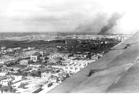 Fotografia lotnicza Warszawy po kapitulacji (2-101)