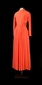 First Lady Betty Ford's watermelon-pink gown