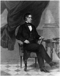 Franklin Pierce. Full length, seated. Copy of engraving - NARA - 518079