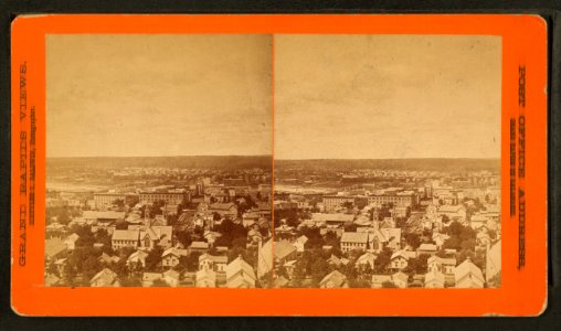 From High School, looking west, by Baldwin, Schuyler C. (Schuyler Colfax), 1823-1900