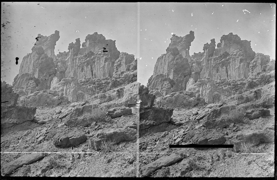 Freaks of erosion. Title Dellenbaugh used in the The Romance of the Colorado River. Old nos. 306, 398., 1871 - 1878 - NARA - 517828