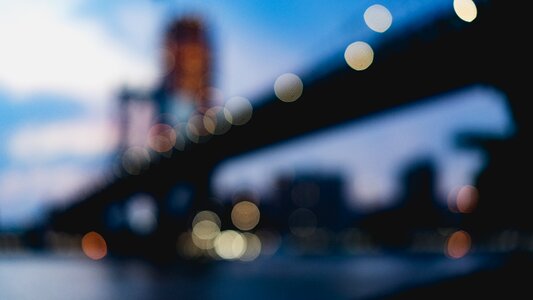 Bridge infrastructure blur