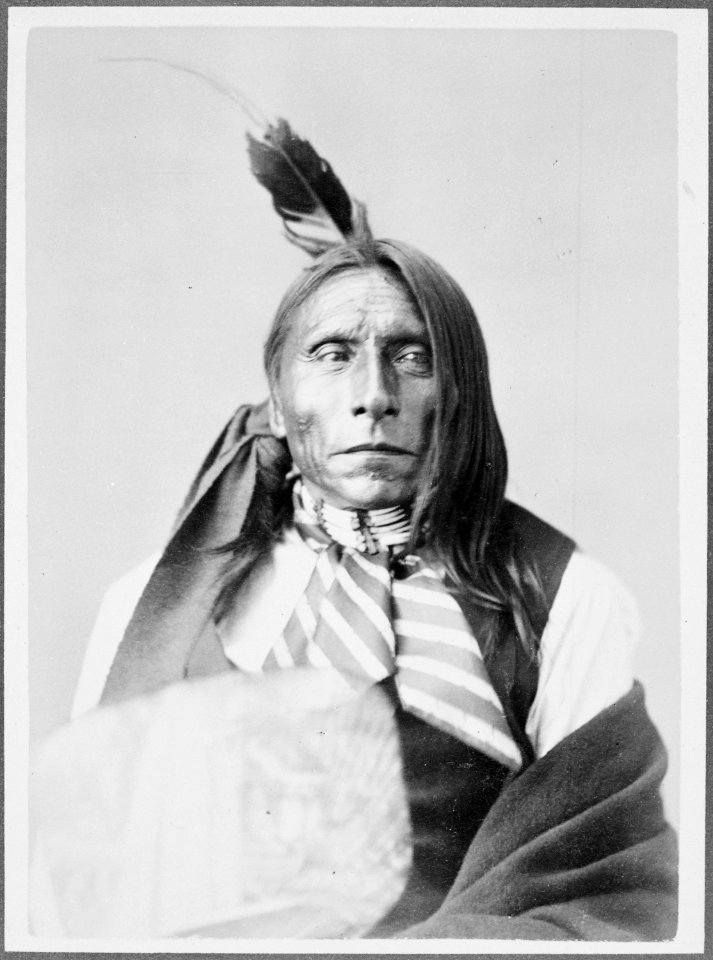 Gassy-He-Vua-She-Tson. Brule Sioux, 1872 - NARA - 519001