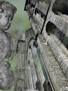 Imaginary cherub heavenly