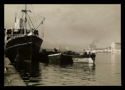 Gdynia, w basenie Marszalka Pilsudskiego ante 1939 (67264209)