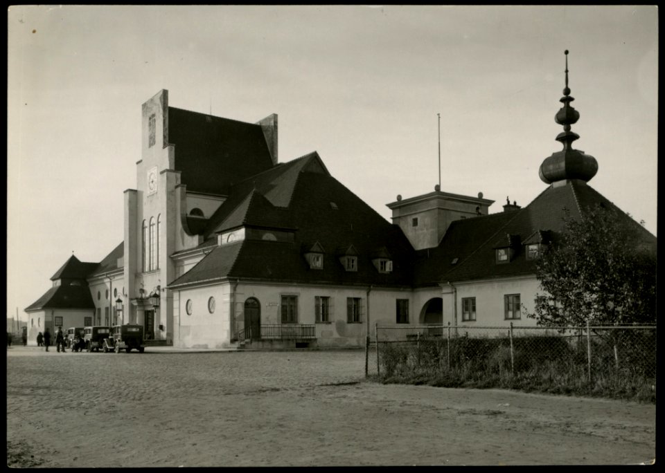 Gdynia, dworzec kol. 1930-1939 (39492447)