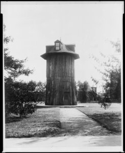 General Noble Redwood Tree House, on the grounds of the Main Building of the Department of Agriculture, Washington... - NARA - 512818