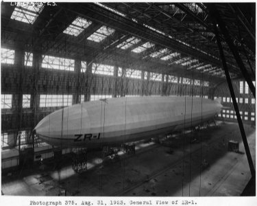 General view of USS Shenandoah ZR-1. - NARA - 518870