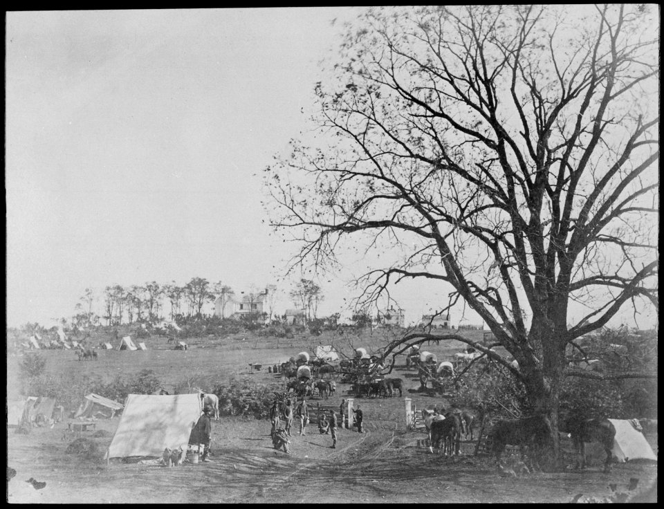 General Meade's headquarters. Culpeper, Virginia, 1863 - NARA - 518112
