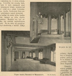 Foyer teatru Nowości w Warszawie - Wejście do lóż (71269)