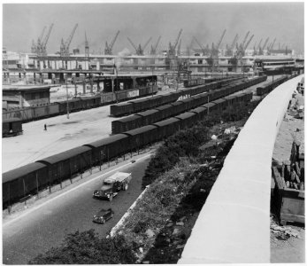 France. Rail yard, Marseilles - NARA - 541667 photo