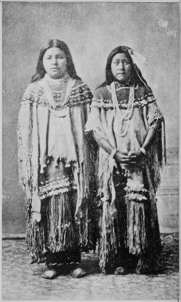 Geronimo's niece and daughter, Emily and Eva (Chiricahua) - NARA - 533051