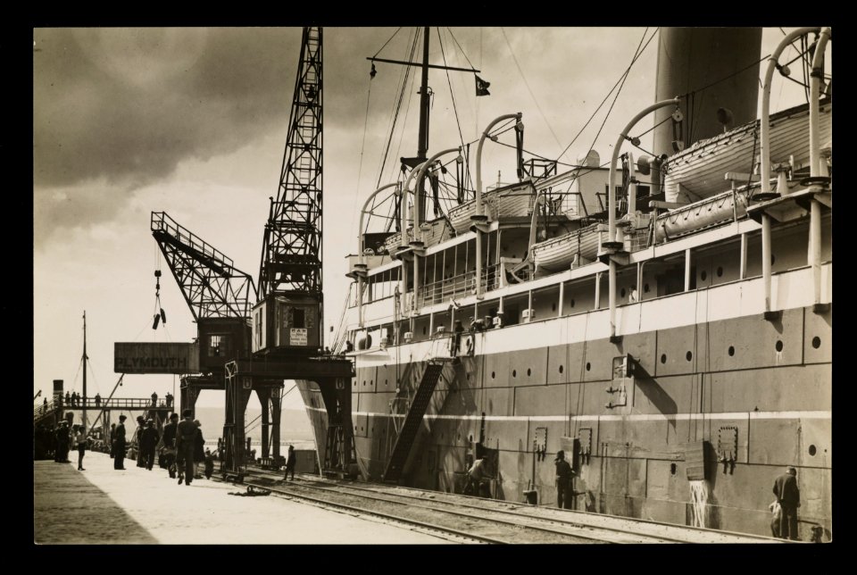 Gdynia, w porcie handlowym ante 1939 (67264683)