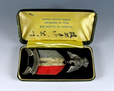 Gerald Ford Eagle Scout medal