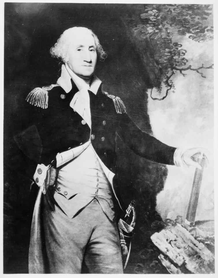 George Washington. Copy of painting by Gilbert Stuart, 1931 - 1932 - NARA - 532939