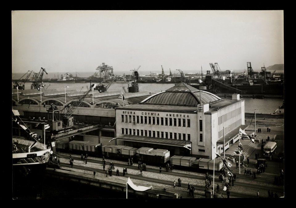 Gdynia, Dworzec Morski 1935 (67264189)