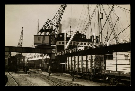 Gdynia, w porcie ante 1939 (67264682)
