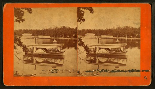Goguac Lake from ... looking at ... Point, by Baldwin, Schuyler C. (Schuyler Colfax), 1823-1900