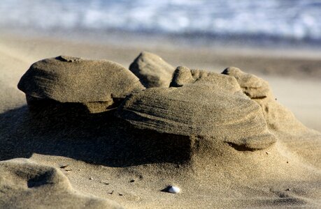 Beach sand wind photo