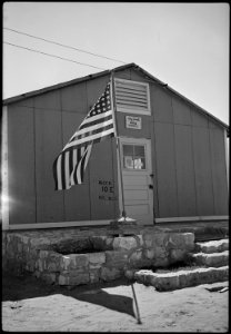 Granada Relocation Center, Amache, Colorado. Amache District Headquarters, Boy Scouts of America, . . . - NARA - 539402