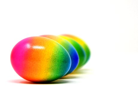 Happy easter colorful easter egg