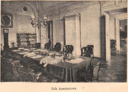 Gmach Dyrekcyi Głównej Towarzystwa Kredytowego Ziemskiego - Sala komitetowa (68767)