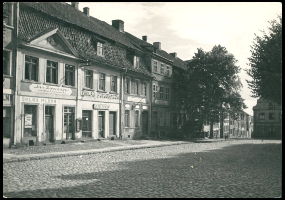 Gniew, rynek, pierzeja wschodnia 1930-1939 (47779578)