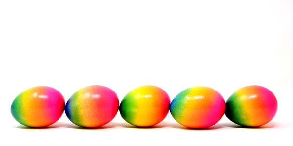 Happy easter colorful easter egg